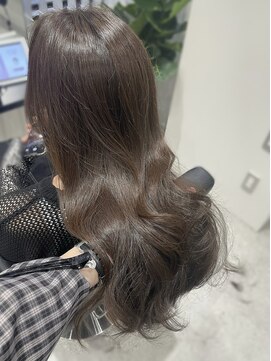 ソヨン 金山店(SOYON) ロングレイヤー/オリーブグレージュ/アッシュグレー/赤み消し