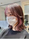 インナーピンクミディアムレイヤーイヤリングカラー