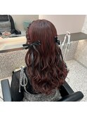 ねじりハーフツイン~ミックス巻き