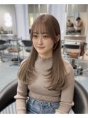 【韓国風】20代、30代◎Aラインハイレイヤーカット