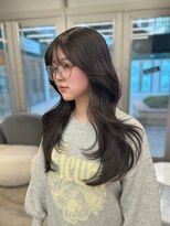 クム(kumu)&nbsp;韓国へア/レイヤー/顔周り/ボブ/透明感カラー