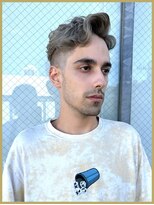 ジジバイワースホワイル(jiji by WORTH WHILE)&nbsp;外国人風パーマウルフカルマパーマベリーショートダークアッシュ