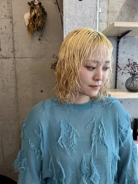 ほきもと美容室 ブリーチパーマ