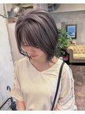 ラベンダーグレージュブリーチ1回