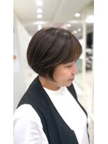 ハピネス 西大寺店(Happiness)&nbsp;【50代・60代限定】白髪ぼかしショートボブ/髪質改善／mami