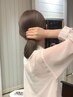 【透明感欲しい方】イルミナ・アディクシーカラー＋BYKARTE 3step TR ￥11380