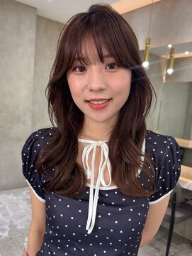 ロンドワン 三宮元町(Lond one) 韓国レイヤーカット/ヨシンモリフェイスレイヤー/艶髪カラー