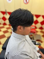 キングスマントーキョー 府中店(KINGSMAN TOKYO)&nbsp;センターパートパーマ