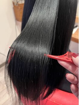 髪のダメージレベルに合わせてカスタマイズできるオージュアであなたの髪の状態に合わせてご提案します◎