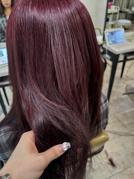 アジールヘア 所沢プロペ通り店(agir hair) ピンクベージュダブルカラーブリーチ学割U24イメチェン所沢