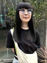 ウィム(wim)&nbsp;『暗髪とワイドバング』ブルーラベンダー/フルバング