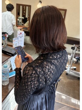 カルマ(CALMA) 【お客様スタイル】さりげなく決まるミディアムレイヤー