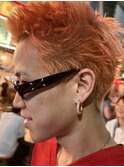 メンズスパイキーショートメンズパーマ