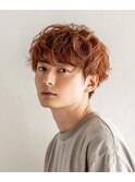 柔らか質感のくしゃっとマッシュパーマ