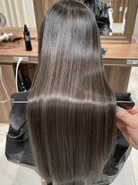 エジョン 八幡山店(Aejon) 大人レイヤーカット白髪ぼかし脱白髪染め40代50代60代