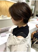 大人ショート/ショートボブ/白髪ぼかしハイライト/銀座/武蔵小杉