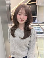 アクシス 栄ガスビル店(`AXIS) 【 Rin 】イメチェン/ピンクベージュ/前髪/名古屋栄矢場町