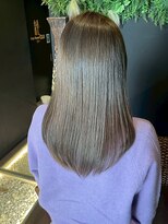 ヘアリゾート粋 ティガ 池袋店(tiga)&nbsp;艶髪ロング/ダークアッシュ/ストレート/髪質改善