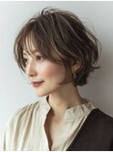 白髪ぼかし脱白髪染め似合わせカット40代50代60代