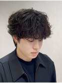 シャドウパーマ/韓国風マッシュ/ルーズパーマ/ニュアンスパーマ