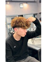 リッチブランドアンドコー 守口店(Rich Brand&Co)&nbsp;スペインカール ハイライトカラー　メンズカット　メンズパーマ