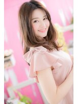ヘアアンドビューティー ミック(Hair & Beauty miq)&nbsp;顔立ち華やか！リッチカールロング(miq阿佐ヶ谷)