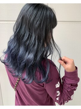バンクスヘアー(BANK'S HAIR) ダークブルーグラデーション