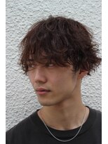 ブークル(boucle)&nbsp;西海岸風毛先強めミディアムパーマ