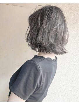 ヘアーアンドアトリエ マール(Hair&Atelier Marl) 【Marl】グレージュカラーの外国人風ボブ♪