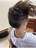 襟足ハイライト