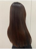 カシスレッド×髪質改善トリートメントの艶髪【タビラマユミ】