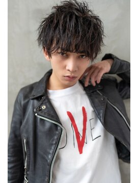 オースティン 門前仲町(AUSTIN) かき上げシルバーカラーサイドグラデーションスリークショート