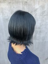 ナゴンスタイル(NAGON STYLE)&nbsp;ブルーブラック×外ハネボブ