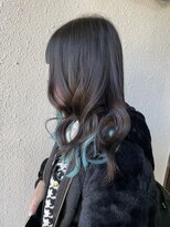 ディー エメ(D-aimer-)&nbsp;インナーカラーエクステ　ペールブルーで２０本