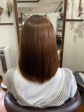 美容室 メザミー MESAMIES 大人かわいい小顔ブラウン×森ガール風ロング