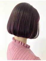 ヘッズ 本八幡店(HEADS)&nbsp;外ハネボブ　セクションカラー　ペールベージュ