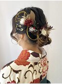 卒業式ヘア 卒業式着付け ヘアアレンジ 横浜