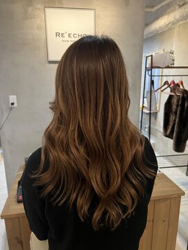 ルフレ 新宿本店1st(Reflet) ナチュラルブラウンエクステ