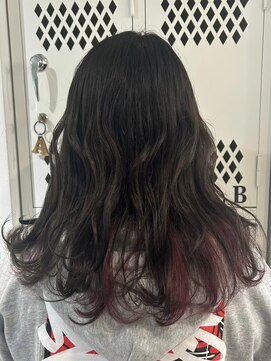 マティーナ ヘアー 池袋(Matina hair) 【セミディ×インナーピンク】20代30代40代