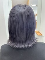 ヘアポジション 横手(HAIR Position)&nbsp;ブリーチワンカラー/ブリーチカラー/パープルグレー