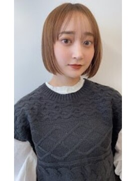 サンド 鹿児島中央(sand) 黒髪/グレーベージュ/レイヤーロング/前髪パーマ[鹿児島駅]