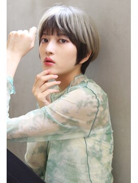 ロゼ 甲子園口(Rose) 【ROSE】アンブレラカラー＿ショート＿ブリーチ