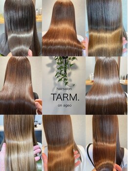 ターム オン アゲオ(TARM. on ageo)の写真/『セミナー講師が発案する最先端の髪質改善メニュー』大人女性の髪のお悩みを解決し改善致します。