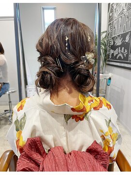 ソッチ(sotti.) 浴衣ヘアアレンジ