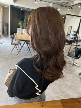 ナンバー(number+) 20代30代40代大人可愛いショコラベージュ艶感カラー