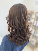 ベルバイグレイス(BELLE by grace)&nbsp;高発色アッシュベージュ＆インナーカラーオレンジ