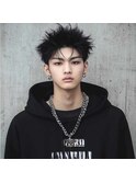 黒髪ボブルフネビージュ小顔ワンレン韓国マッシュ