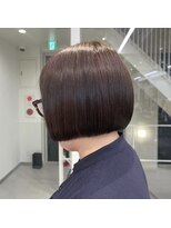ウル 表参道(HOULe)&nbsp;切りっぱなし髪質改善ボブ顔まわりレイヤー20代30代40代[表参道]
