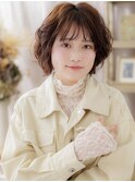 大人ガーリーふわふわボブ小顔デジタルパーマa浦和20代30代40代