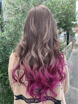 グラムアッシュ(GLAM ASH) ピンクベージュグラデーション